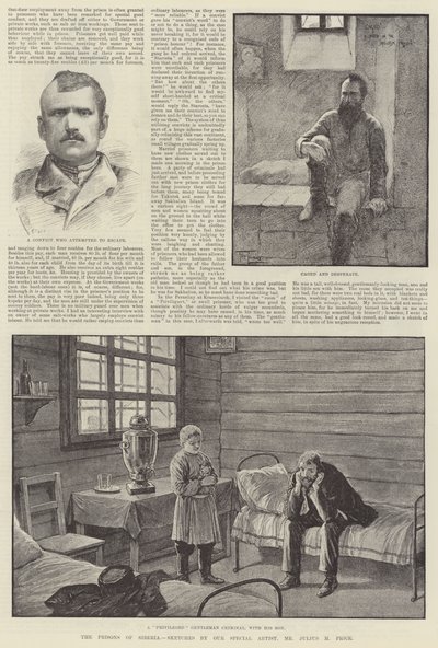 Les prisons de Sibérie - Frederick Pegram